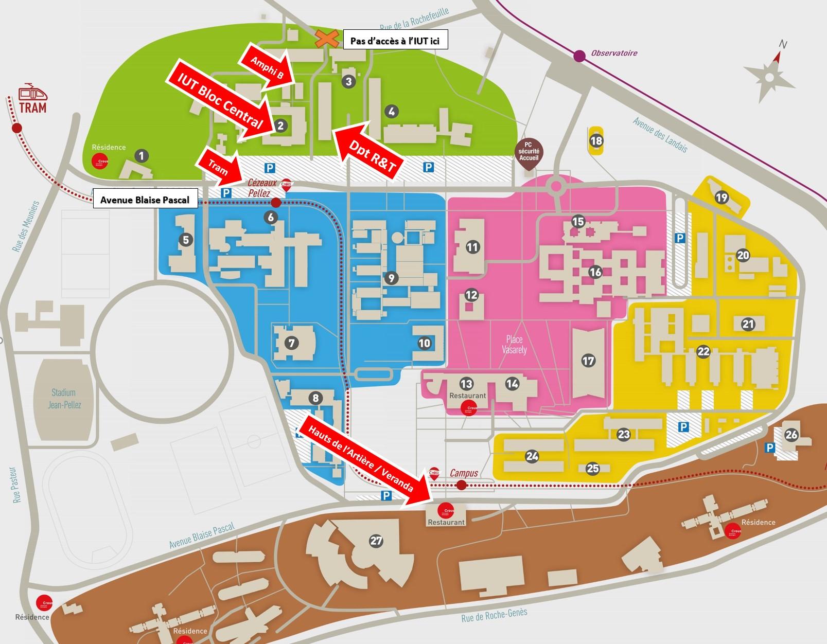 Plan campus ACD